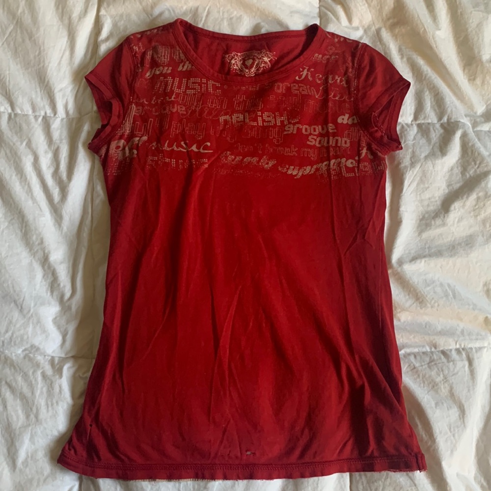 Y2K Long Graphic Baby Tee